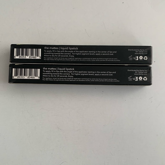 Karity 90's Edition The Mattes Liquid Lipstick - As If NWT Long-lasting Set of 2 - Picture 5 of 7